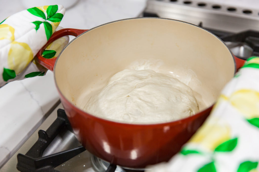 No Knead Bread with Le Creuset Food Recipes Uncatagorized  