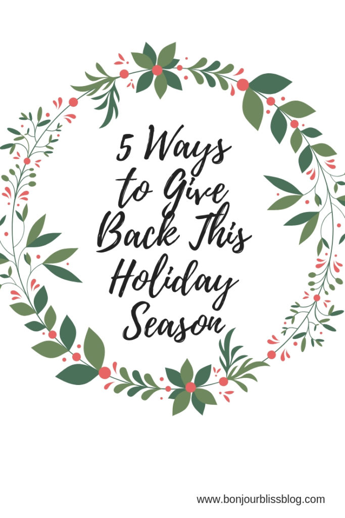 5 Ways to give back this holiday season Family Living Self Care & Fitness Uncatagorized  
