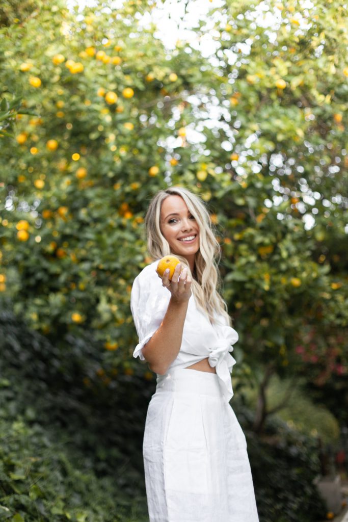 Cool Blonde in California For Her Style  