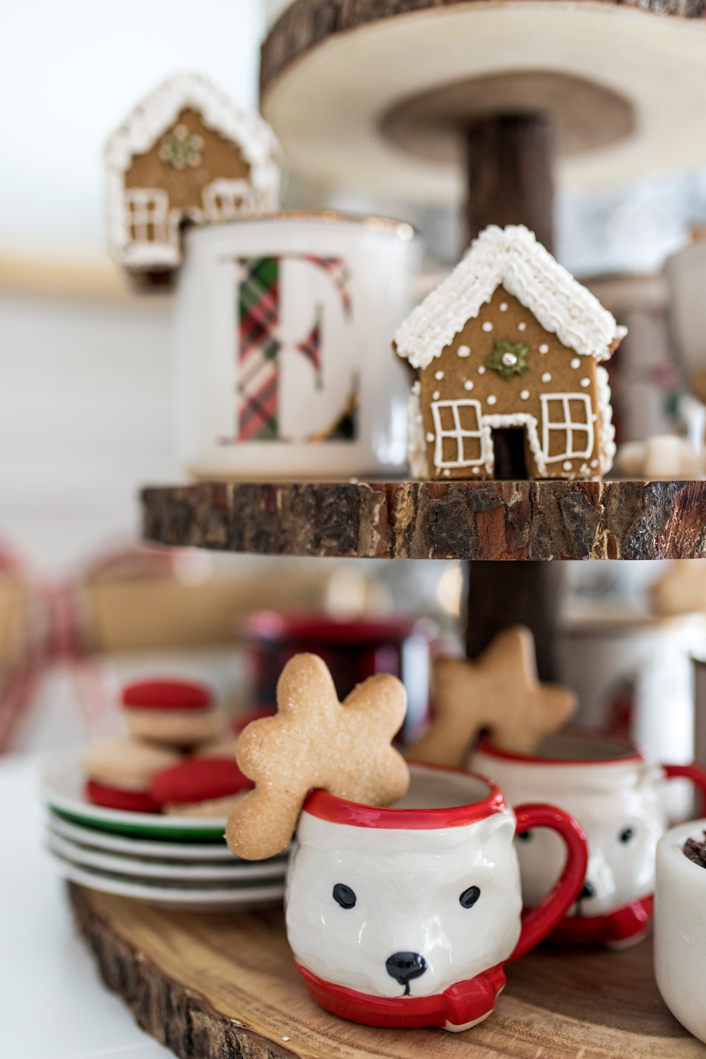 DIY Gingerbread Mug Toppers - Bonjour Bliss Roxanne West