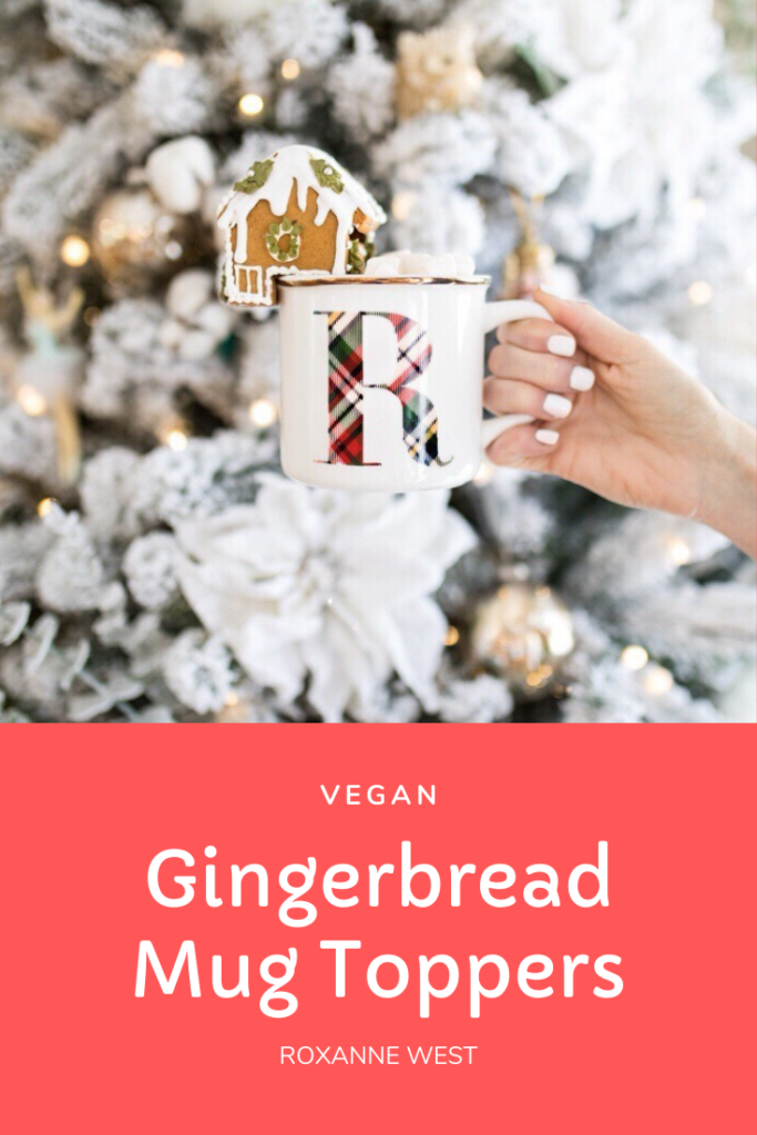 DIY Gingerbread Mug Toppers Decor DIY Entertaining Food Home Recipes  