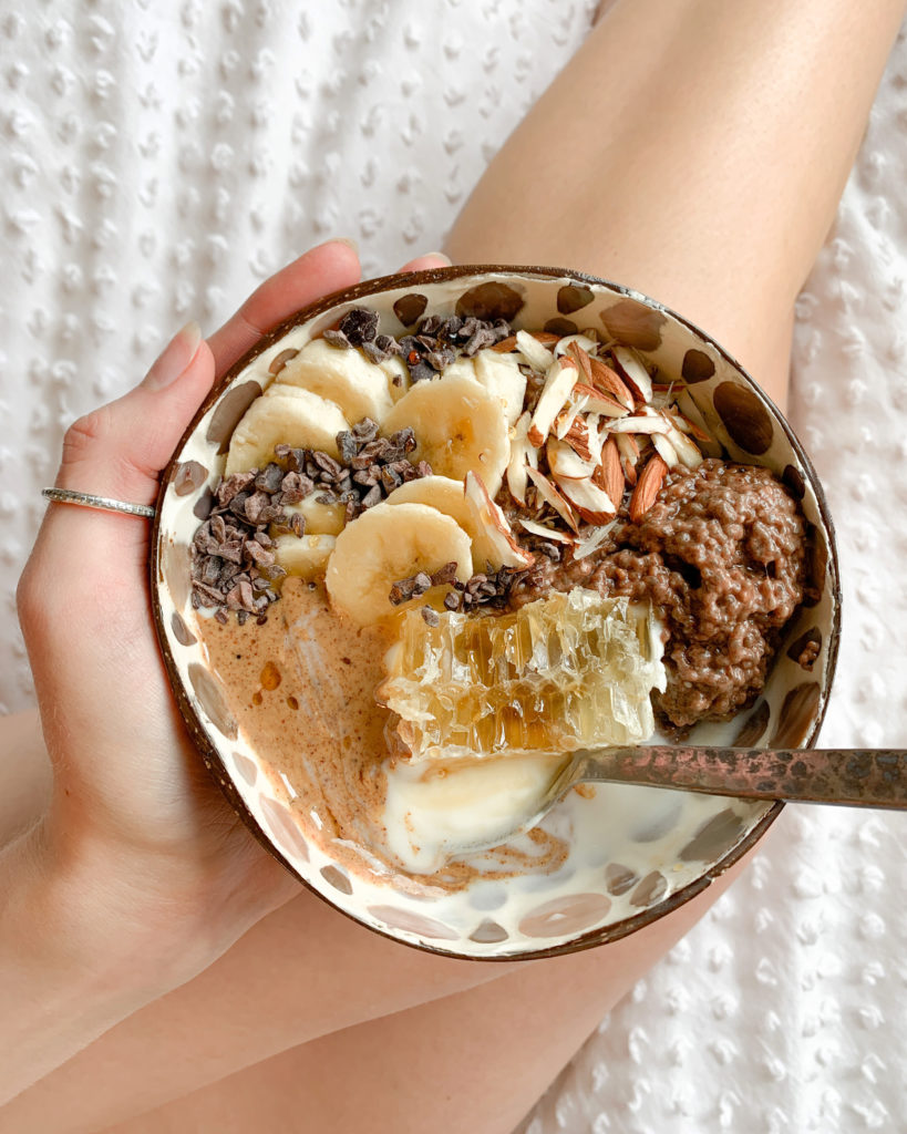 Cocoa-Nut Chia Pudding Bowl Uncatagorized  