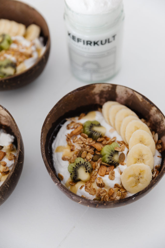 Dairy-Free Coconut Kefir Bowl Food Recipes Self Care & Fitness  