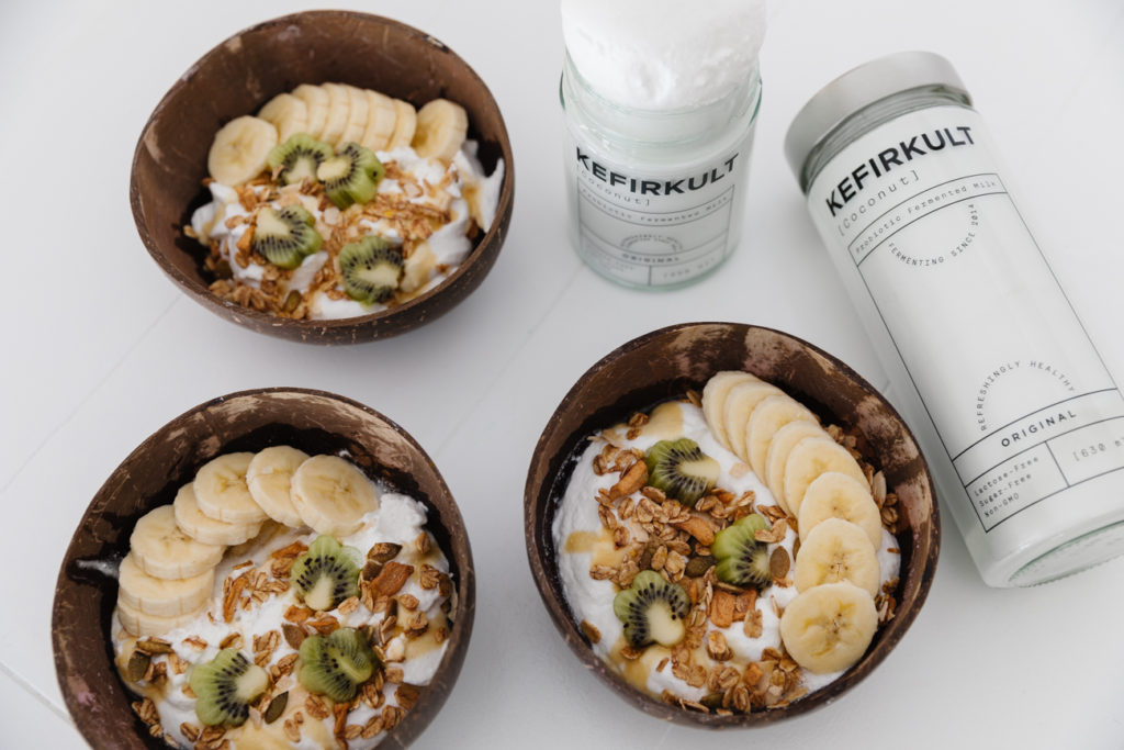 Dairy-Free Coconut Kefir Bowl Food Recipes Self Care & Fitness  